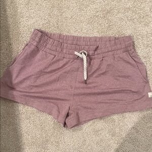 Vuori Women's Athletic Shorts in Mauve